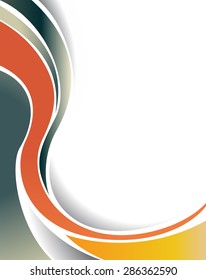 Vector brochure, flyer, magazine cover & poster template