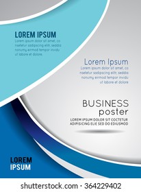 Vector brochure, flyer, magazine cover & poster template