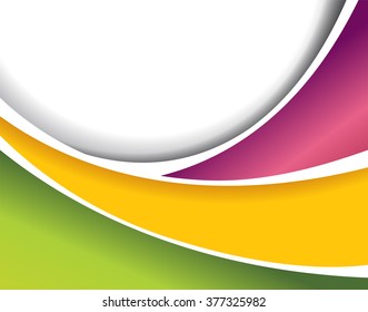 Vector brochure, flyer, magazine cover & poster template