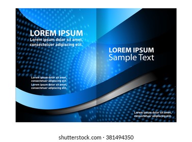 Vector brochure, flyer, magazine cover & poster template. Two ( 2 ) Pages 