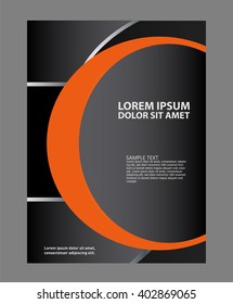 Vector brochure, flyer, magazine cover & poster template

