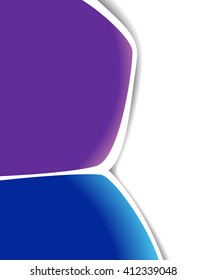 Vector brochure, flyer, magazine cover & poster template