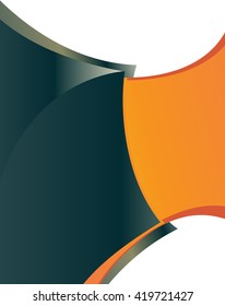 Vector brochure, flyer, magazine cover & poster template