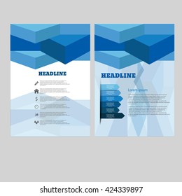Vector brochure flyer magazine cover poster  eps 10 vector