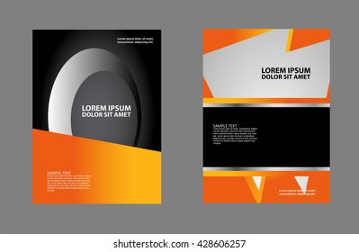 Vector brochure, flyer, magazine cover & poster template
