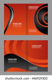 Vector brochure, flyer, magazine cover & poster template. 
