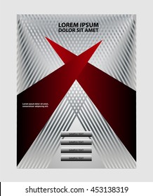 Vector brochure, flyer, magazine cover & poster template
