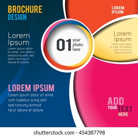 Vector brochure, flyer, magazine cover & poster template