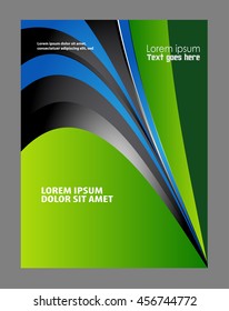 Vector brochure, flyer, magazine cover & poster template
