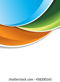 Vector brochure, flyer, magazine cover & poster template