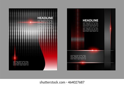 Vector brochure, flyer, magazine cover & poster template
