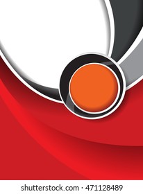 Vector brochure, flyer, magazine cover & poster template