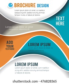 Vector brochure, flyer, magazine cover & poster template