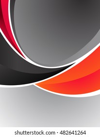Vector brochure, flyer, magazine cover & poster template