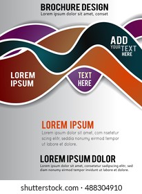 Vector brochure, flyer, magazine cover & poster template