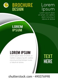 Vector brochure, flyer, magazine cover & poster template