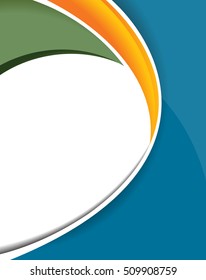 Vector brochure, flyer, magazine cover & poster template