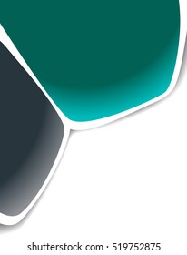 Vector brochure, flyer, magazine cover & poster template