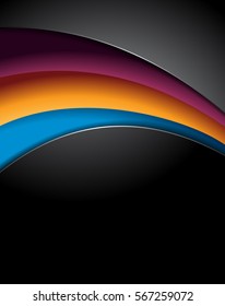 Vector brochure, flyer, magazine cover & poster template