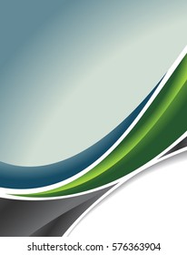 Vector brochure, flyer, magazine cover & poster template