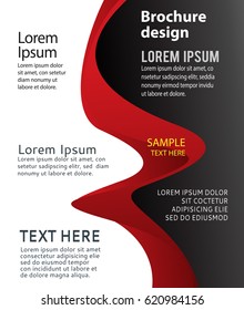 Vector brochure, flyer, magazine cover & poster template