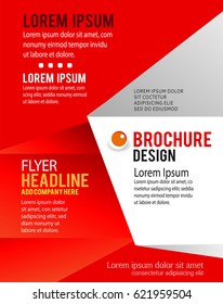 Vector brochure, flyer, magazine cover & poster template