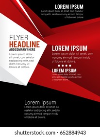 Vector brochure, flyer, magazine cover & poster template