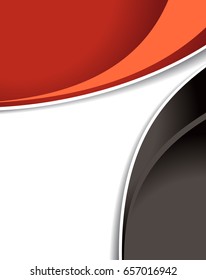 Vector brochure, flyer, magazine cover & poster template