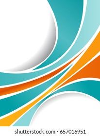 Vector brochure, flyer, magazine cover & poster template