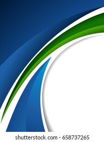 Vector brochure, flyer, magazine cover & poster template