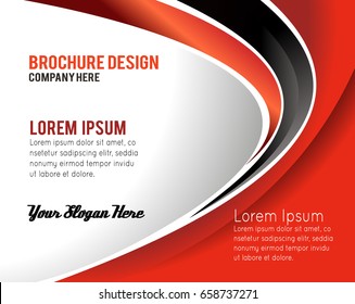 Vector brochure, flyer, magazine cover & poster template
