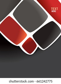Vector brochure, flyer, magazine cover & poster template
