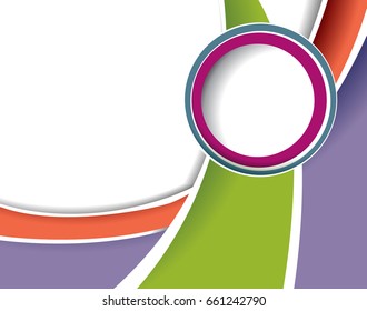 Vector brochure, flyer, magazine cover & poster template