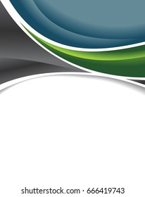 Vector brochure, flyer, magazine cover & poster template