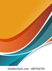Vector brochure, flyer, magazine cover & poster template