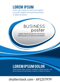 Vector brochure, flyer, magazine cover & poster template