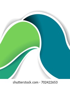 Vector brochure, flyer, magazine cover & poster template