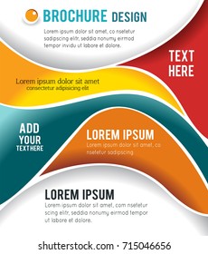 Vector brochure, flyer, magazine cover & poster template