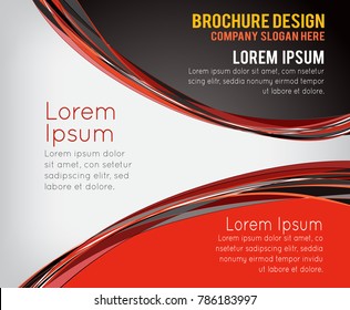 Vector brochure, flyer, magazine cover & poster template