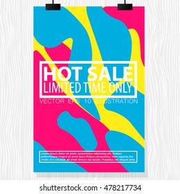 Vector brochure flyer. Magazine flyer design. Poster template design. New flyer design