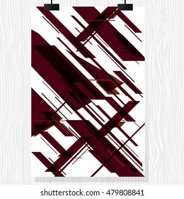 Vector brochure flyer. Magazine flyer design. Poster template design. New flyer design