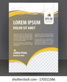 Vector brochure, flyer, magazine, poster and cover empty template