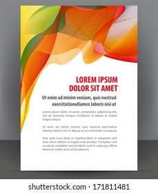 Vector brochure, flyer, magazine, poster and cover empty template