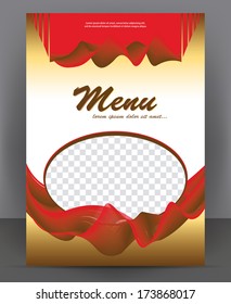 Vector brochure, flyer, magazine, poster, menu and cover empty template