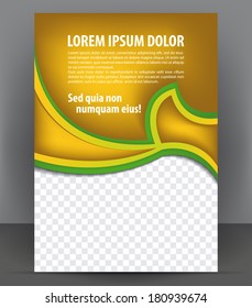 Vector brochure, flyer, magazine, poster and cover empty template