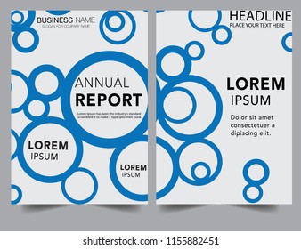 Vector Brochure Flyer, report cover design Layout template, Front page and back page, templates, website, Editable vector illustration, Abstract background, A4. 