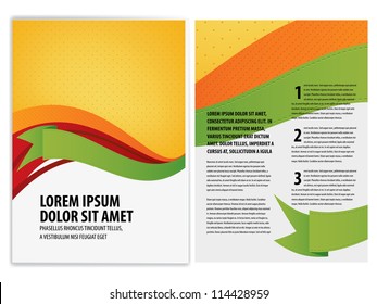 vector brochure, flyer template