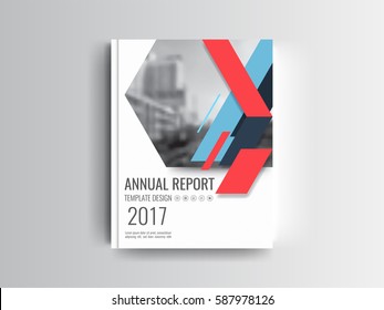 Vector brochure, flyer template, magazine cover.