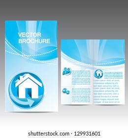 Vector Brochure with icon