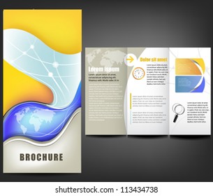 Vector Brochure Layout Design Template